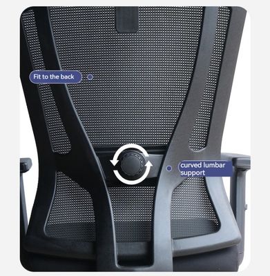 조정 가능한 헤드레스트  Mesh 의자 직물 다기능 에르고노믹 하이 백 보스 의자