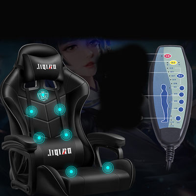 높이 조절 가능한 허리 지원과 회전 좌석과 함께 직물 패드 된 좌석 게임 의자