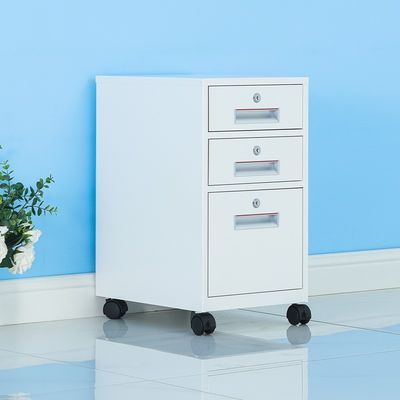 잠금 및 이동 가능한 3 개의 드로거와 함께 산업 디자인 사무실 파일 캐비닛 OEM 저장