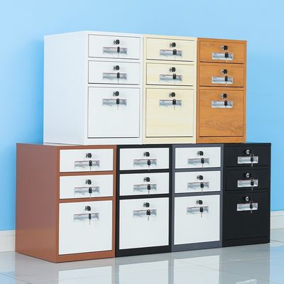 잠금 및 이동 가능한 3 개의 드로거와 함께 산업 디자인 사무실 파일 캐비닛 OEM 저장