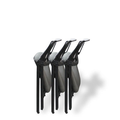고정 된 핸들레일 굽는 및 접이식 디자인과 함께 편안한 교육 사무실 의자