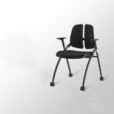 조정 가능한 고정된 핸들리 듀얼 백 접는 회의 의자 기업 행사