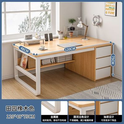 간단한 현대 사무실 가구 철 목조 침실 작업 테이블 가정 사무실